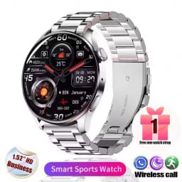 new smart watch HD touch screen smart notification 100+sports modes outdoor smartwatch 5ATM waterproof GPS track iPhone Ht22