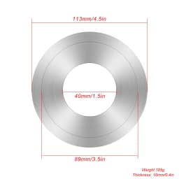 High-Precision Silicone Gaskets & Aluminum Adapter Plate Disc for Professional Vacuum Casting Jewelry Machine Accessory