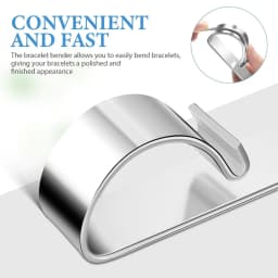 Metal Bracelet Bending Tool Durable Jewelry Making Supplies for Crafting and Shaping Convenient and Fast Bracelet Helper for Smo