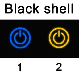 16/19/22MM Two Color LED Black Waterproof Metal Button Switch Power Symbol Suitable for Cars Ships Motorcycles 6V 12V 24V 220V