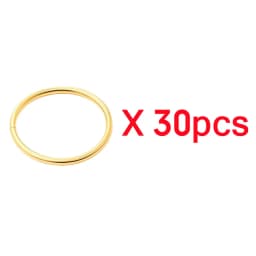 10-40pcs Metal O Ring Buckle 15-50mm Bag Strap Belt Webbing Clasps DIY Hardware Accessories