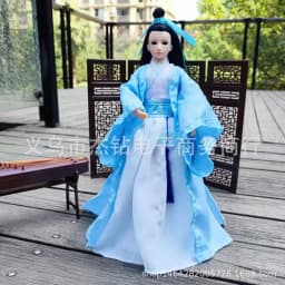 30cm Doll Full Set 1/6 Ancient Costume Clothing Bjd Doll Change Up Diy Girl Toys Dress Up Fashion Play House Birthday Gift