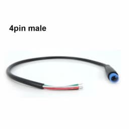 M6 2 3 4 5 6 Pin Julet Electric Butt Plug Connector Wiring Line Scooter Brake Cable Pluger Signal Sensor W28