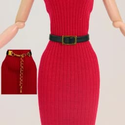 RUHERW 2026 Spring New High Quality Doll Belt Fashion Leather Waistband for 11.5-inch Female Doll 1/6 Doll Accessories