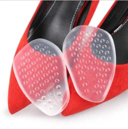 1Pair Shoe Pads Forefoot Cushion Silicone Foam Massage Non Slip High Heels Insole Pain Relief Metatarsal Ball Foot Support Soles