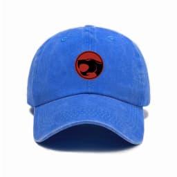 Printing Thunder Cats Washed Cotoon Baseball Cap Unisex Outdoor Adjustable Casual Retro Soft Top Dad Cap