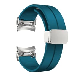 Quick Fit Magnetic Silicone Strap For Samsung Galaxy Watch 6 5 4 40mm 44mm 6 Classic 47 43mm 42 46mm 5Pro 45mm 20mm Sports Band
