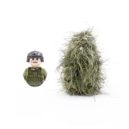 Mini Action Figures Grassland Snow Camouflage Suit Soldier Military MOC City Police Accessories Parts Blocks Children Toys