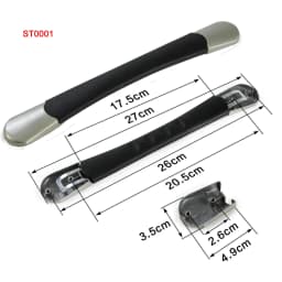 Replacement Suitcase Luggage Handle Travel Suitcase Luggage Case Handle Strap Carrying Handle Grip Strap Spare Box Bag Parts