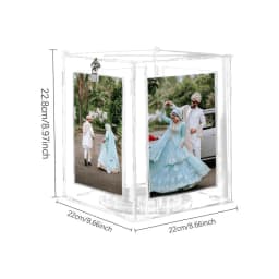 Acrylic Wedding Card Box With Lock For Birthday Party Baby Shower Reception Transparent Money Card Box Letter Envelope Boxes