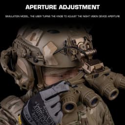 Tactical GPNVG 18 Night Vision Goggles Flipable Dummy Model NVG Mount FAST Airsoft Helmet Binoculars Decoration Cosplay Props