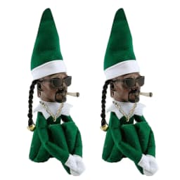 1/2pcs Snoop on A Stoop Christmas Elf Doll 2024 Christmas Decorations Festive Atmosphere Doll Ornament New Year Xmas Gift
