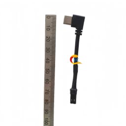 Magnetic Backplate Phone Holder Type-C Adapter 90-Degree Angled Charging Cable USB Plug Fast Charging Connector with Customizable Length