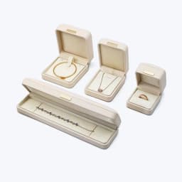 Jewelry Organizer Ring Earrings PU Bangle Holder Chain Pearl Necklace Box Brooch Storage Box