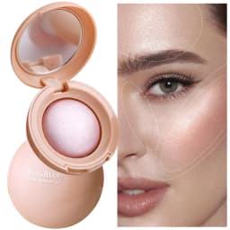 Long-lasting Waterproof Fine Shimmer Highlighter, Natural Glossy Effect, Brighten the Contour and Modify the Face