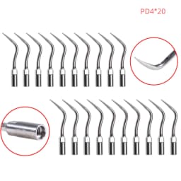 20 PCS Multifunction Dental Ultrasonic Scaling Endo Tips Fit DTE SATELEC Handpiece