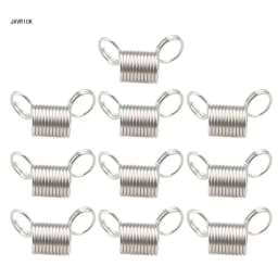10 Pcs Beads Stopper Mini Spring Clamps Creative Bead Wire Ends Jewelry Making Tool for DIY Handmade Bracelets Necklace