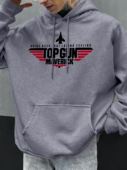 Top Gun Maverick Design Men Hoodies Oversized Comfortable Hoodie Pocket Fleece Streetwear Autumn Fashion Casual Pullover