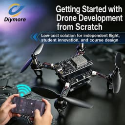 ESP32 Drone DIY Kit E1 Open Source Mini ESP32-S3 Dual 240MHz Processor 716 Motor FOR Drone Programming Learning DIY Assembly