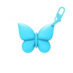 Silicone Butterfly Shaped Lip Balm Holder Keychain Cute Design Multiple Colors Perfect For Handbag Backpack Daily Travel Use