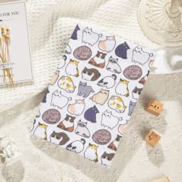 Fromthenon Fabric Notebook Cover Planner Case Cover Protective Shell Journal Cover Protector Office Stationery Supplies
