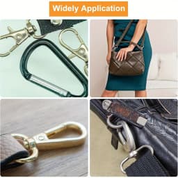5pcs Swivel Lanyard Snap Hook, Zinc Alloy Trigger Snap Hooks Metal Lobster Claw Clasp Swivel Trigger Clips for Leather Crafts