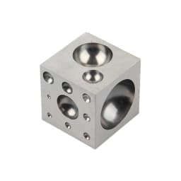 Square Dapping Block with 18 Round Cavities Metal Forming Shaping Punching Tool Jewelry Tools