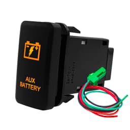 Amber Led Light 12V Car Push Button Switch Winch A/C ON OFF For Toyota 4Runner Tacoma Land Cruiser Reiz Hilux Prado FJ Cruiser
