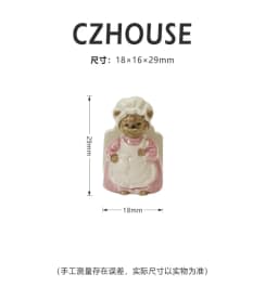 1/6 Scale Miniature Dessert Collection: Heart Cake, Churros, Smile Cookies Soda Bottle & Tiny Bear for BJD Dollhouse Party Scene