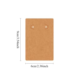 50pcs 6x9cm Self-adhesive Plastic Cello Bag Earrings Display Necklace KeyChain Cards For DIY Making Jewelry Packaging Cardboard