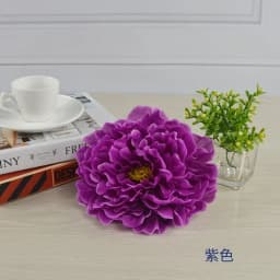 1pc 20CM Big Peony Flower Wedding Wrist Flower Wall Peony Head Dance Props Use Shooting Decoration Flower DIY