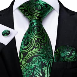 160cm Length Men's Tie Set Handkerchief Cufflinks Wedding Party Accessories Neck Ties Gift for Men Wholesale