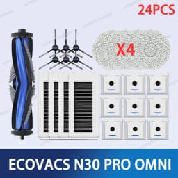 ECOVACS Deebot N30 PRO OMNI /YDLX11-1 Accesories Main Side Brush Mop Cloth HEPA Filter Dust Bag Robot Vacuum Cleaner Spare Parts