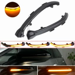 For VW Volkswagen Golf 7 Jetta MK7 19 VII MK7 Golf 7.5 GTI R Touran LED Dynamic Turn Signal Blinker Side Mirror Indicator Light