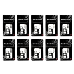NanoSIM Card to Micro Standard Adapter Converter For Tablet Phone SIM Card Adapter Convert Universal Phones For Nano Sim 4 In 1