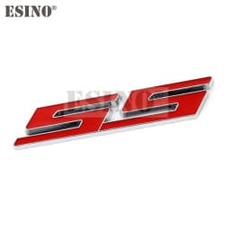 New Car Styling 3D Metal Chrome Zinc Alloy Emblem Car Body SS Front Grill Badge Sticker Decal for Chevrolet SS Camaro SS