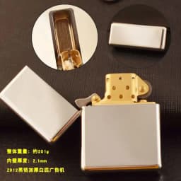 ZORRO 912 912S Retro High End Heavy Armor Brass Titanium Windproof Kerosene Lighter 3/5 Hinge Metal Gasoline Lighter Men's Gift