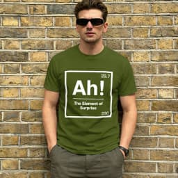Project Hail Mary T-Shirt Summer AH! Element of Surprise Hippie T-Shirts Mens Pure Cotton O Neck Oversize Tees Short Sleeve