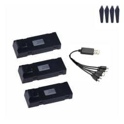 3.7V 2600Mah Battery For E88 E88PRO E88MAX E525 E99 E99PRO P1 P5PRO K3 S1 P8 Mini Uav Drone Battery Special Rc Part with charger
