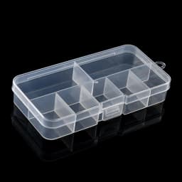 28 Grid Rectangle Plastic Jewelry Box Compartment Storage Box Case Jewelry Earring Bead Craft Display Container Organizer