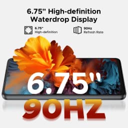 DOOGEE Note58 Pro Smartphone 32GB 256GB 6.75" HD+ 90Hz 6250mAh Large Battery 16MP Camera Fingerprin Android16 NFC Cellphone