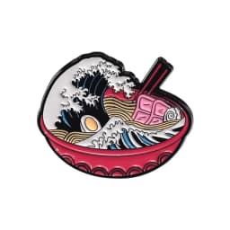 Aesthetic Art The Great Wave Enamel Pins Sunset Moon Cat Comic Scenery Brooch Decorative Backpack Lapel Badge Funny Jewelry Gift