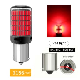 2pcs High Power Car LED Light Glass 4014SMD Canbus 1156 P21W PY21W 1157 P21/5W 7440 W21/5W W21W Turn Signal Lamp Tail Indicator