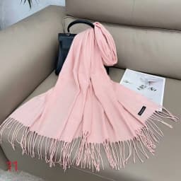 Luxury Solid Winter Scarf Women Pashmina Shawls Soft Scarves Wraps Cashmere Feel Blanket Warm Stoles for Lady Outdoor Bufanda