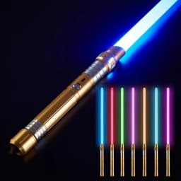 RGB EMetal Lightsaber Dueling Smooth Swing Sword Sabre De Luz 14 Color Changing with Sounds Flashing Toy