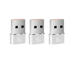 6A USB To Type C OTG Adapter 120W USB-C Male To Type-c Female Charger Converter for Macbook Samsung Data Transfer Adapter