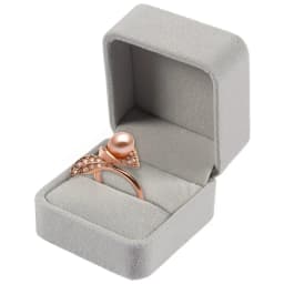 6PCS Square Velvet Ring Box Rings Earrings Studs Storage Organizer Jewelry Gift Case Romantic Proposal Wedding Ring Box