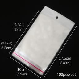 OPP self sealing transparent plastic bag, cellophane, self-adhesive packaging, jewelry, candy, cookies, gift packaging bag