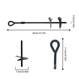 Ground Anchors Tent Stakes Anchor Tent Trampoline Spike Pegs Tent Pegs Ground Anchor Camping Stakes For Trampolines Tents