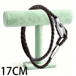 2026 New 925 Silver Double Leather Rope Women's Logo Love Heart Butterfly Bracelet Display Tool Exquisite DIY Charm Jewelry